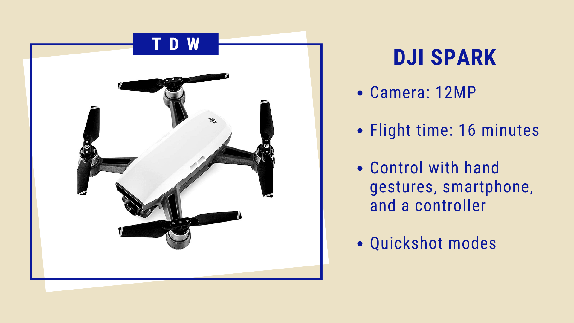 DJI drones for beginners - DJI Spark